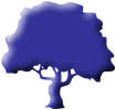 blue tree